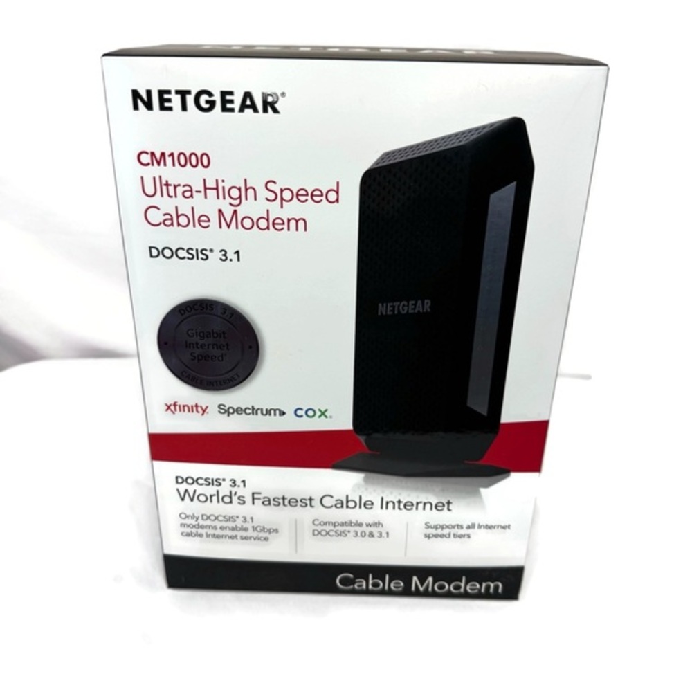 Netgear Ultra-High Speed Cable Modem CM1000 Worlds Fastest Cable Internet